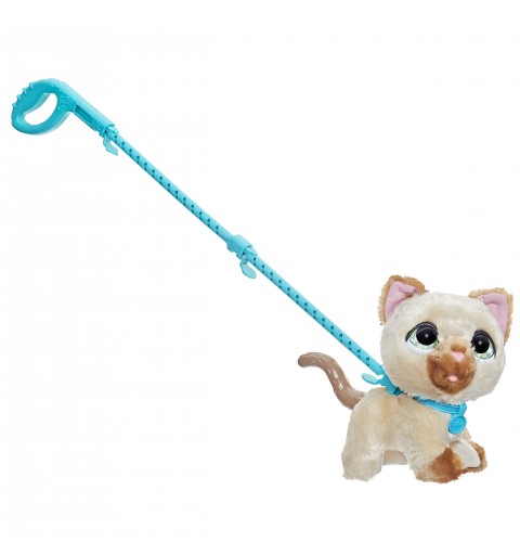 FurReal Walkalots, Gattino, giocattolo di gattina che "cammina" per bambini e bambine dai 4 anni in su, con suoni e reazioni,
