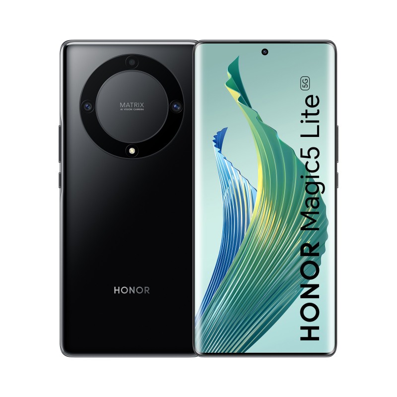 Wind Tre Honor Magic5 Lite 16,9 cm (6.67") Doppia SIM Android 12 5G USB tipo-C 6 GB 128 GB 5100 mAh Nero