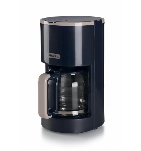 Ariete 1394 Drip Coffee Machine, Macchina per caffè americano, Capacità 12 tazze, Finestra livello acqua, Indicatore luminoso