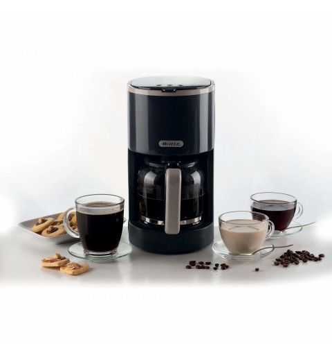 Ariete 1394 Drip Coffee Machine, Macchina per caffè americano, Capacità 12 tazze, Finestra livello acqua, Indicatore luminoso