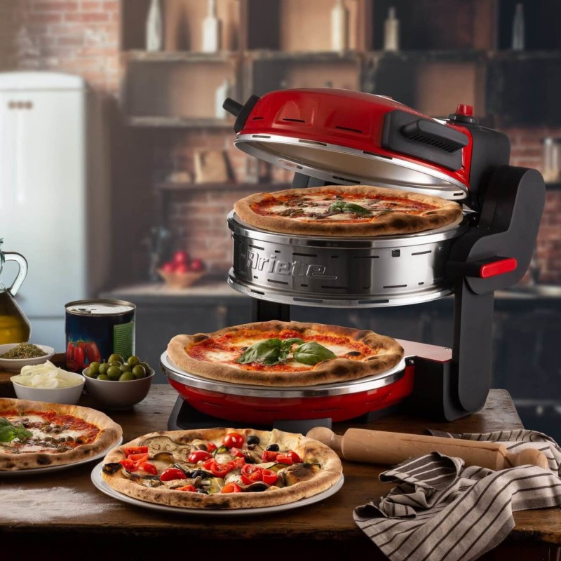 Ariete 0927 00 fabricante de pizza y hornos 2 Pizza(s) 2300 W Rojo