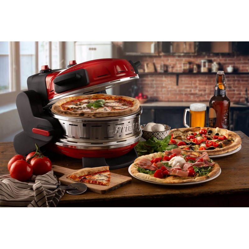 Ariete 0927 00 fabricante de pizza y hornos 2 Pizza(s) 2300 W Rojo