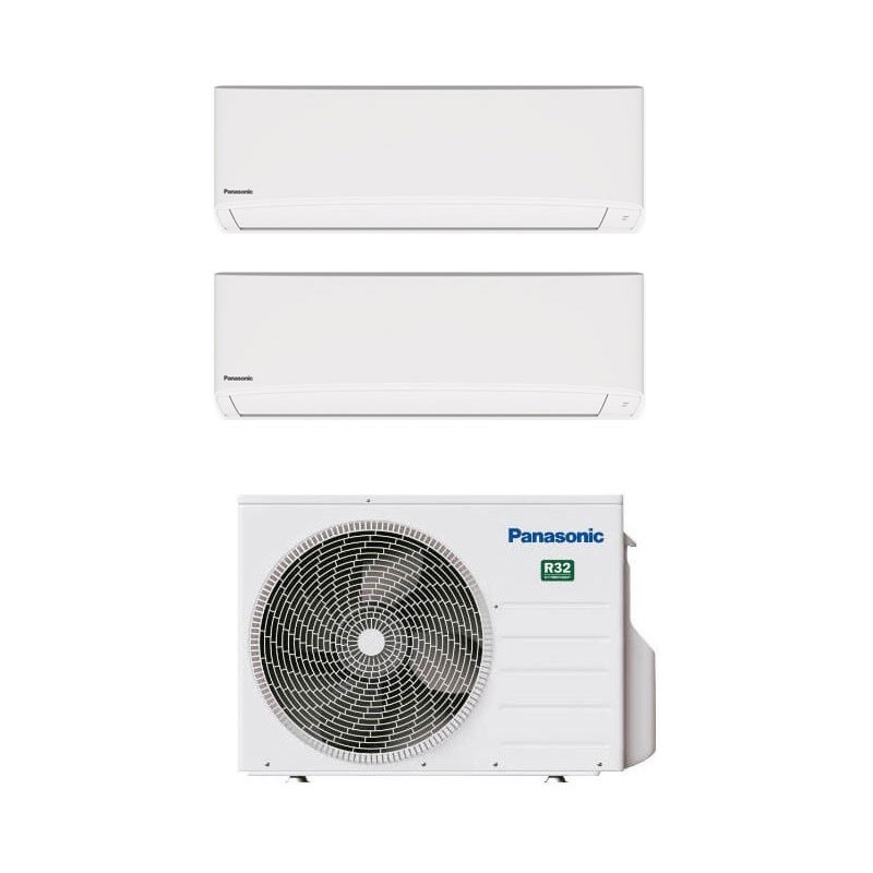 PANASONIC CU2TZ41912WKEW Climatizzatore Condizionatore Dual 09+12btu A++/A+ kit cs-rz25wke + cs-rz35wke Inverter R32 RZ WIFI