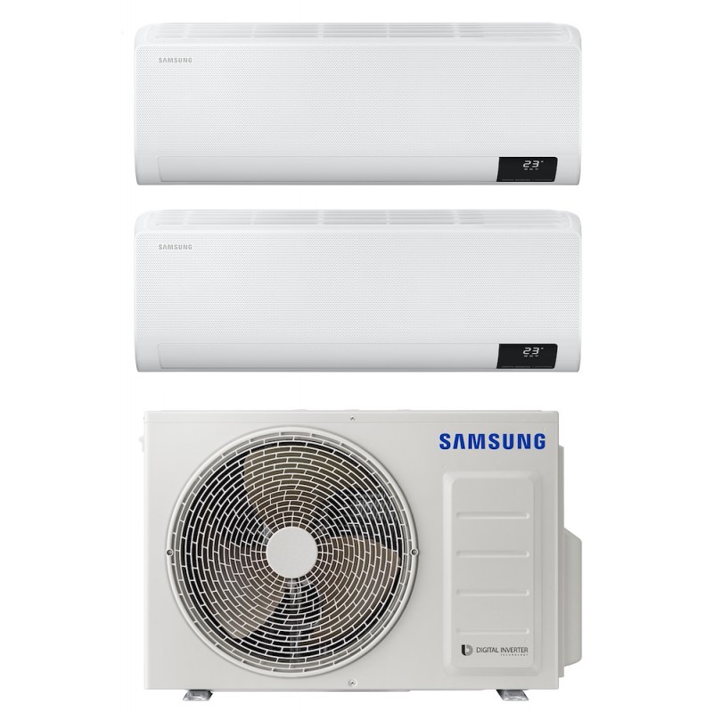 SAMSUNG AJ040TX2535BX Climatizzatore Condizionatore Dual 09+12btu A+++/A++ Kit AR09TX + AR12BX WindFree Comfort Next WiFi R32