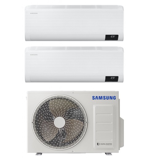 SAMSUNG AJ040TX2535BX Climatizzatore Condizionatore Dual 09+12btu A+++/A++ Kit AR09TX + AR12BX WindFree Comfort Next WiFi R32