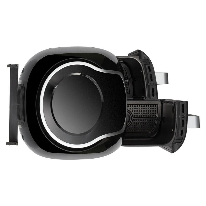 Russell Hobbs SatisFry Air Dual Basket Doble 8,5 L Independiente 1800 W Freidora de aire caliente Negro, Acero inoxidable