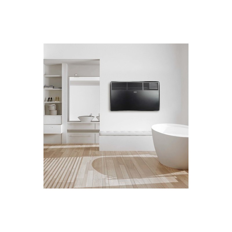 Black & Decker BXCSH1200E Elektrische Raumheizung Indoor Schwarz 1200 W Elektrischer Konvektor-Raumheizer