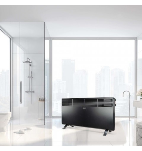 Black & Decker BXCSH1800E appareil de chauffage Intérieure Noir 1800 W Chauffage électrique à convecteur