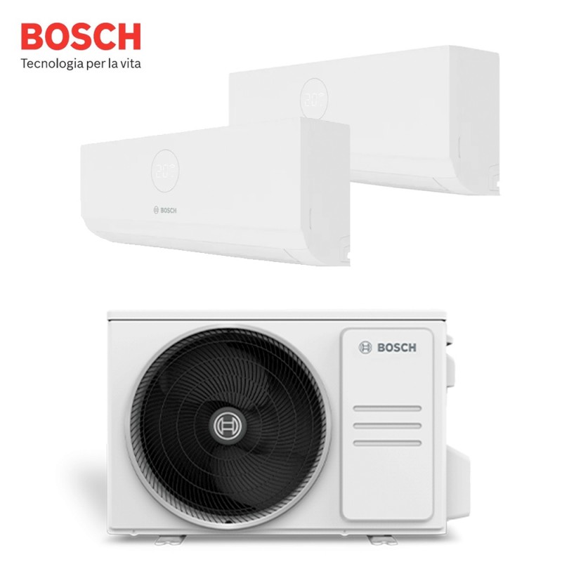 BOSCH CL5000M412ESET2635CL5000I Condizionatore Climatizzatore Dual 9+12Btu Split Climate 5000i Motore CL5000M Invert. A++/A+ R32