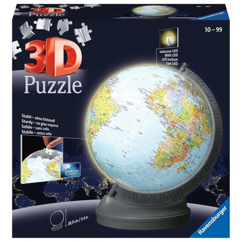 Ravensburger 11549 puzzle 3D puzzle 540 pc(s) Globe