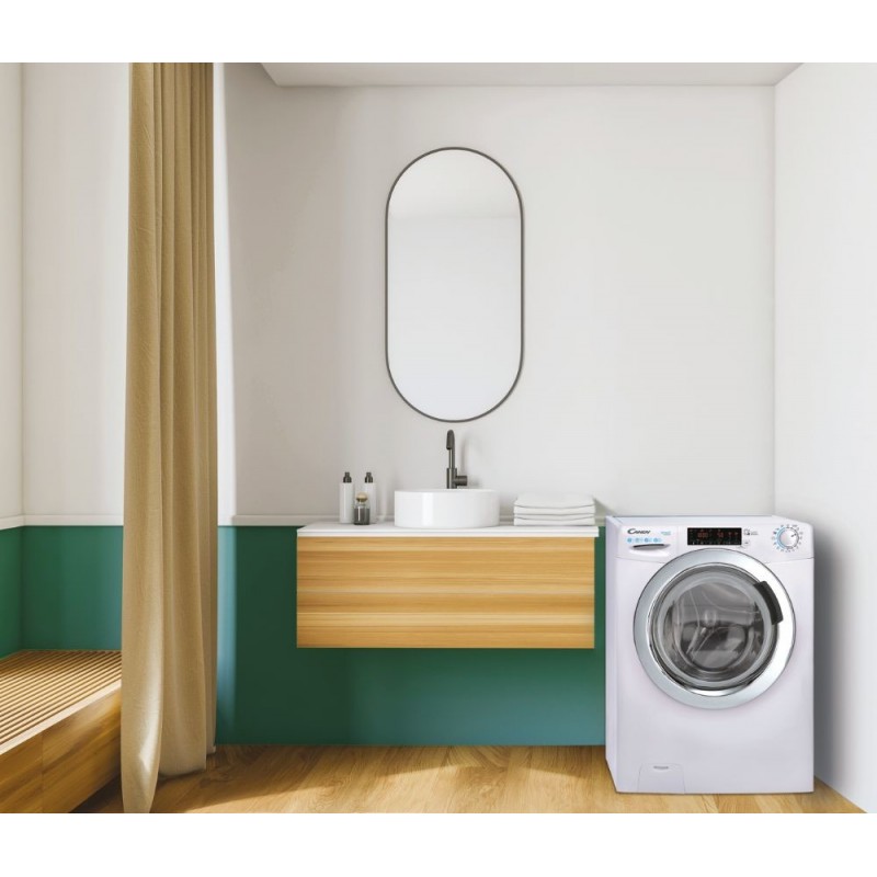 Candy Smart Inverter CSS4147TWMCE 1-S machine à laver Charge avant 7 kg 1400 tr min Blanc