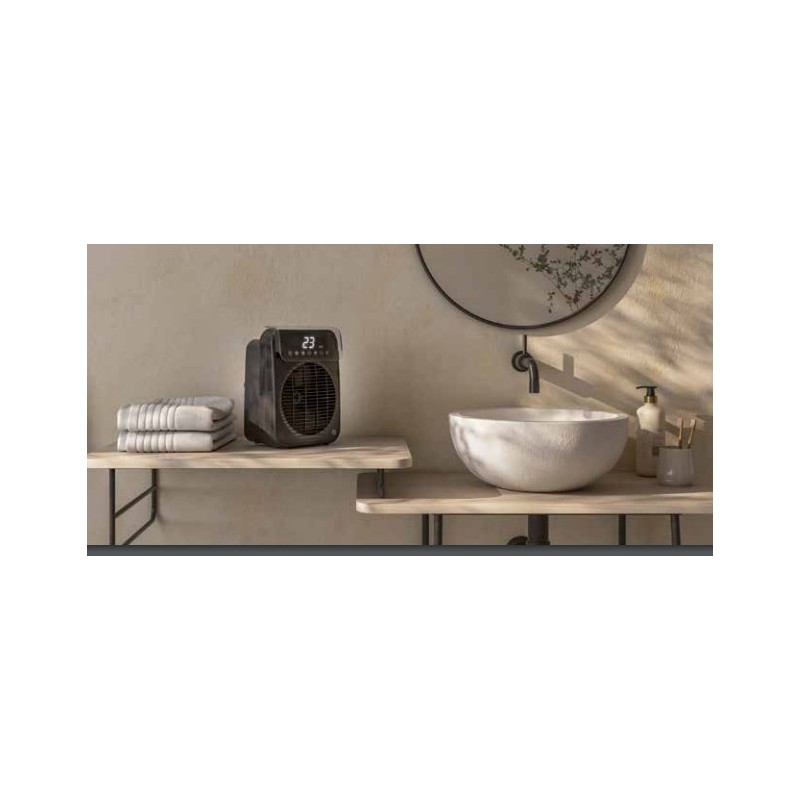 Olimpia Splendid CALDO TEKNO Interno Nero 2000 W Riscaldatore ambiente elettrico con ventilatore