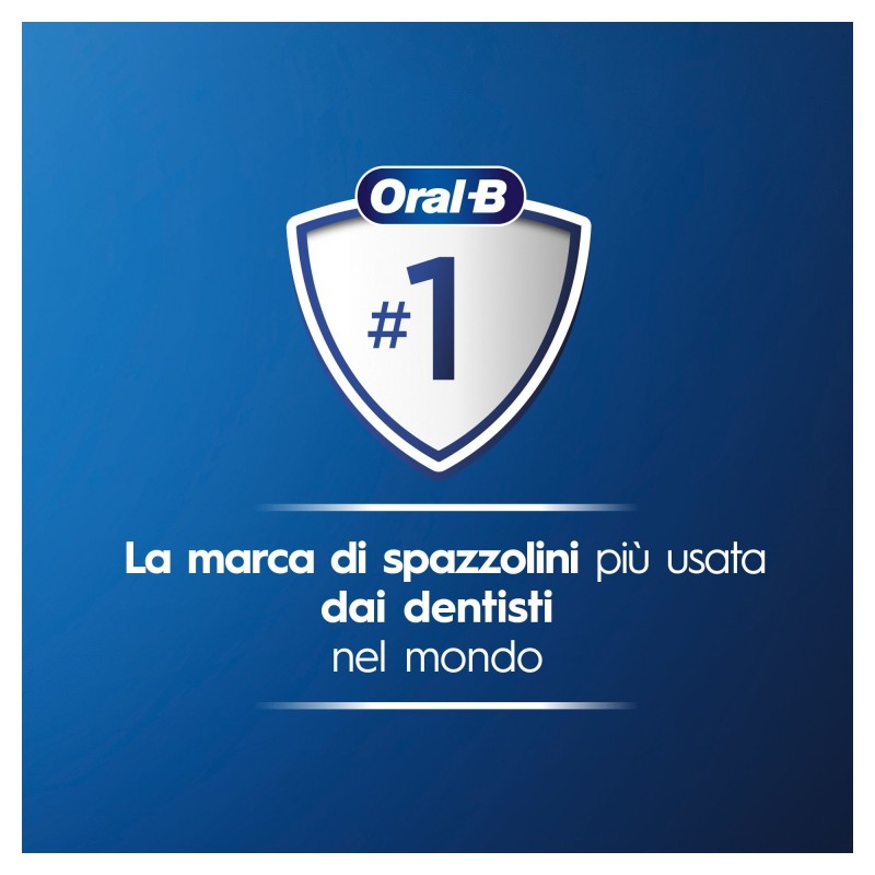 Oral-B Pro 3 Spazzolino Elettrico Ricaricabile Nero Pro3 3000, 2 Testine, 1 Spazzolino