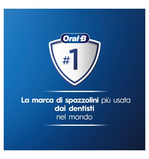 Oral-B Pro 3 Spazzolino Elettrico Ricaricabile Nero Pro3 3000, 2 Testine, 1 Spazzolino