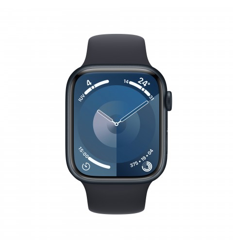 Apple Watch Series 9 45 mm Digital 396 x 484 Pixel Touchscreen Schwarz WLAN GPS
