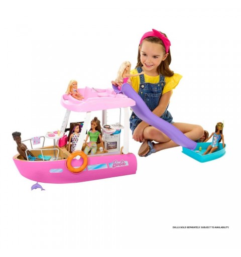 Playset Mattel HJV37 BARBIE Barca dei Sogni con scivolo