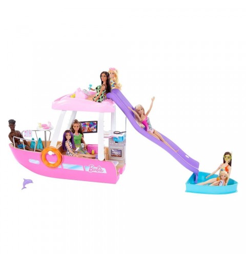 Playset Mattel HJV37 BARBIE Barca dei Sogni con scivolo