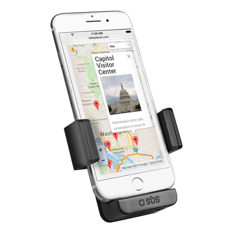 SBS Supporto universale da auto per smartphone fino a 5,5"