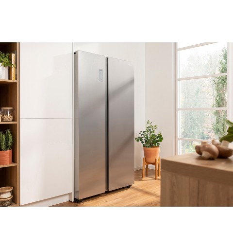 Hisense RS711N4ACE frigorifero side-by-side Incasso libero 550 L E Stainless steel