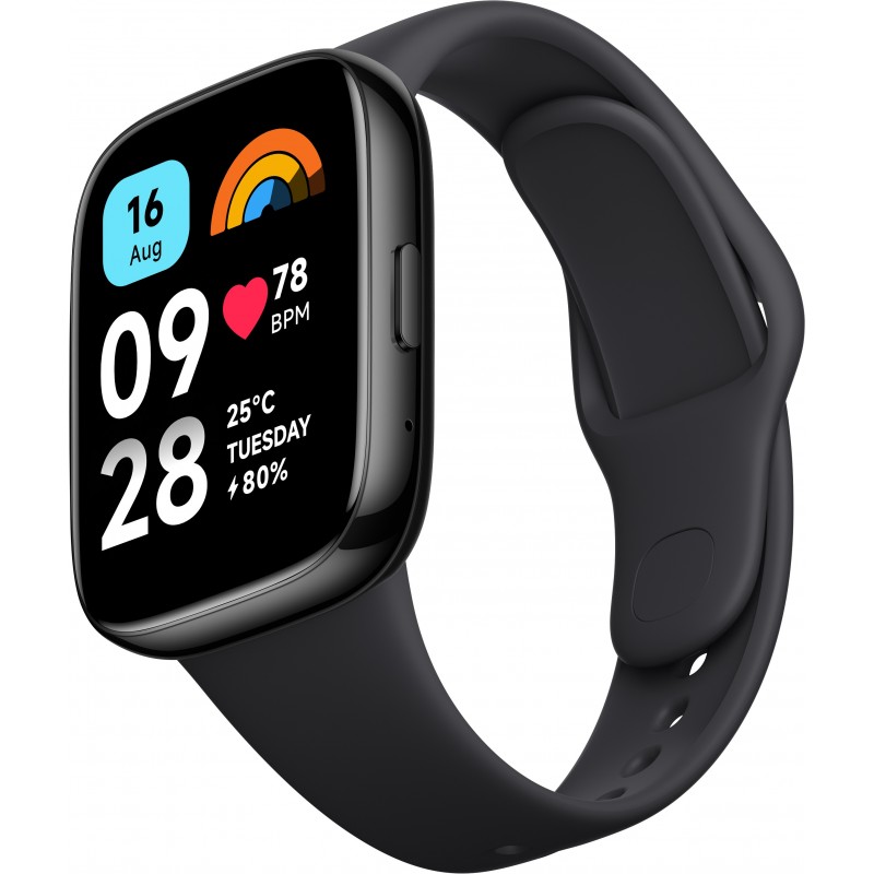 Xiaomi Redmi Watch 3 Active 4,65 cm (1.83") LED 47 mm Numérique 240 x 280 pixels Écran tactile Noir