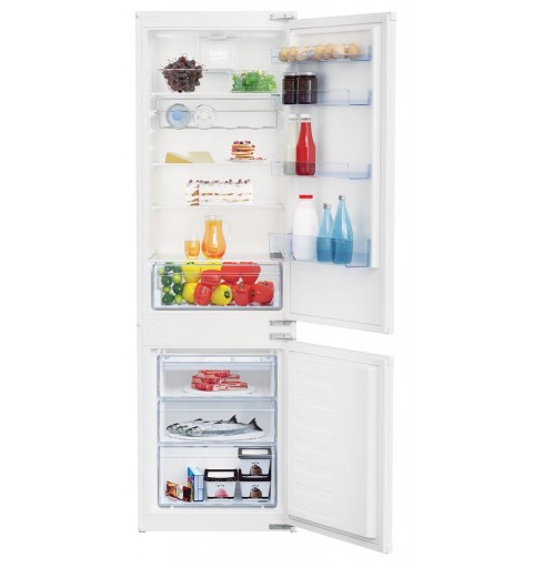 Beko BCSA285K3SN réfrigérateur-congélateur Intégré 271 L F Blanc
