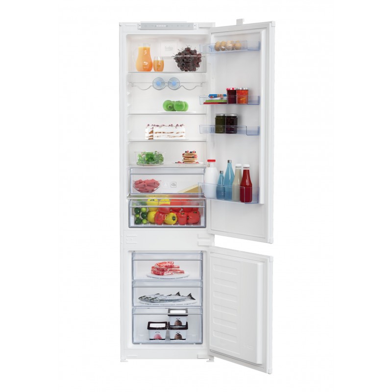 Beko BCSA306E4SFN réfrigérateur-congélateur Intégré 298 L Blanc