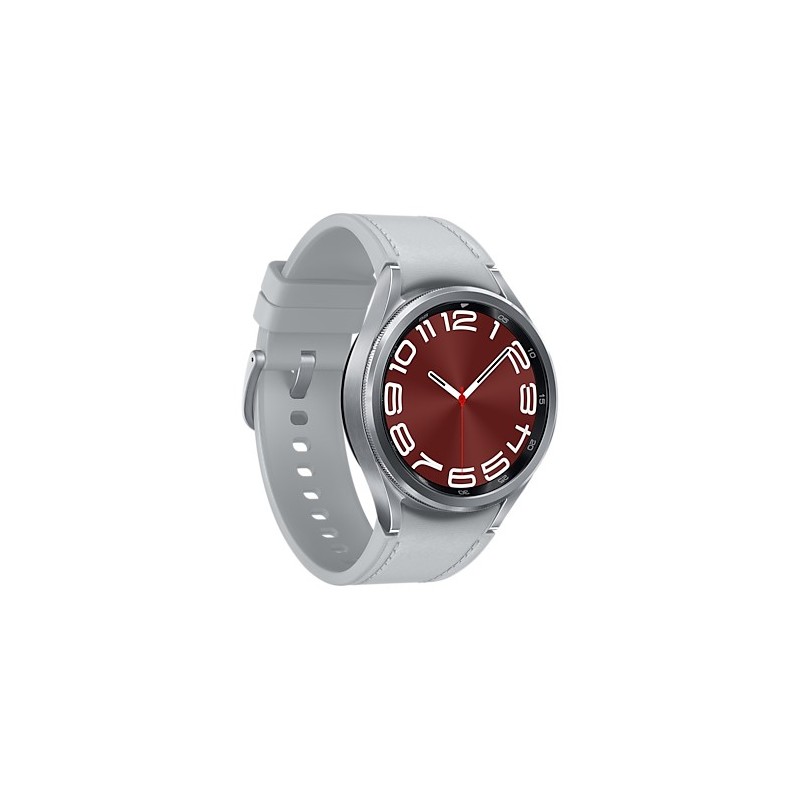 Samsung Galaxy Watch6 Classic 3,3 cm (1.3") OLED 43 mm Digital 432 x 432 Pixel Touchscreen 4G Silber WLAN GPS