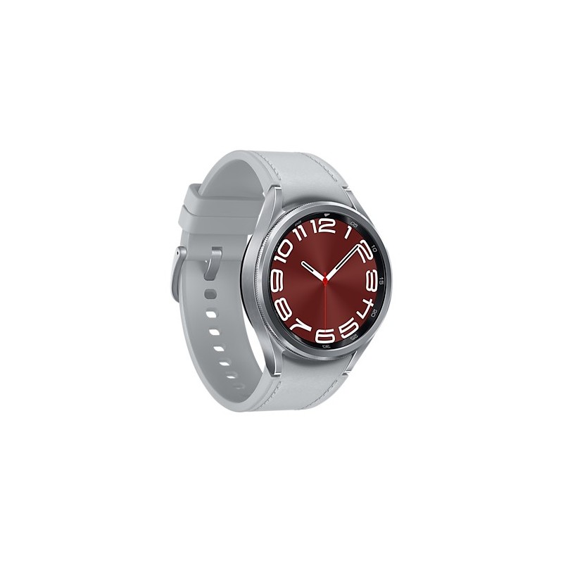 Samsung Galaxy Watch6 Classic 3.3 cm (1.3") OLED 43 mm Digital 432 x 432 pixels Touchscreen 4G Silver Wi-Fi GPS (satellite)
