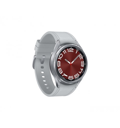 Samsung Galaxy Watch6 Classic 3.3 cm (1.3") OLED 43 mm Digital 432 x 432 pixels Touchscreen 4G Silver Wi-Fi GPS (satellite)