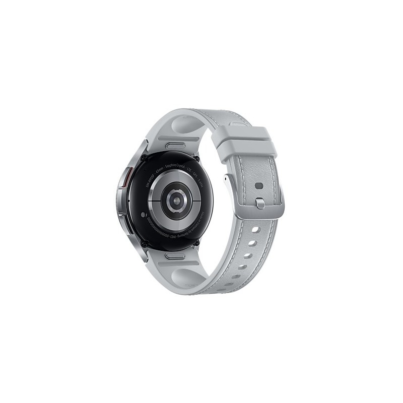 Samsung Galaxy Watch6 Classic 3.3 cm (1.3") OLED 43 mm Digital 432 x 432 pixels Touchscreen 4G Silver Wi-Fi GPS (satellite)