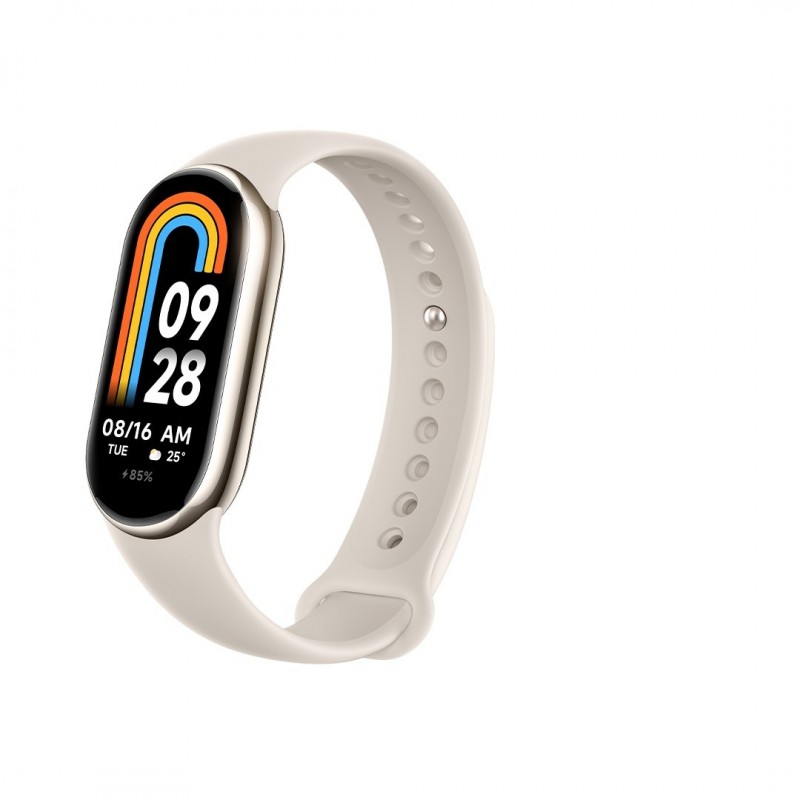 Xiaomi Smart Band 8 AMOLED Tracker d’activité au poignet à clipser 4,11 cm (1.62") Champagne, Or