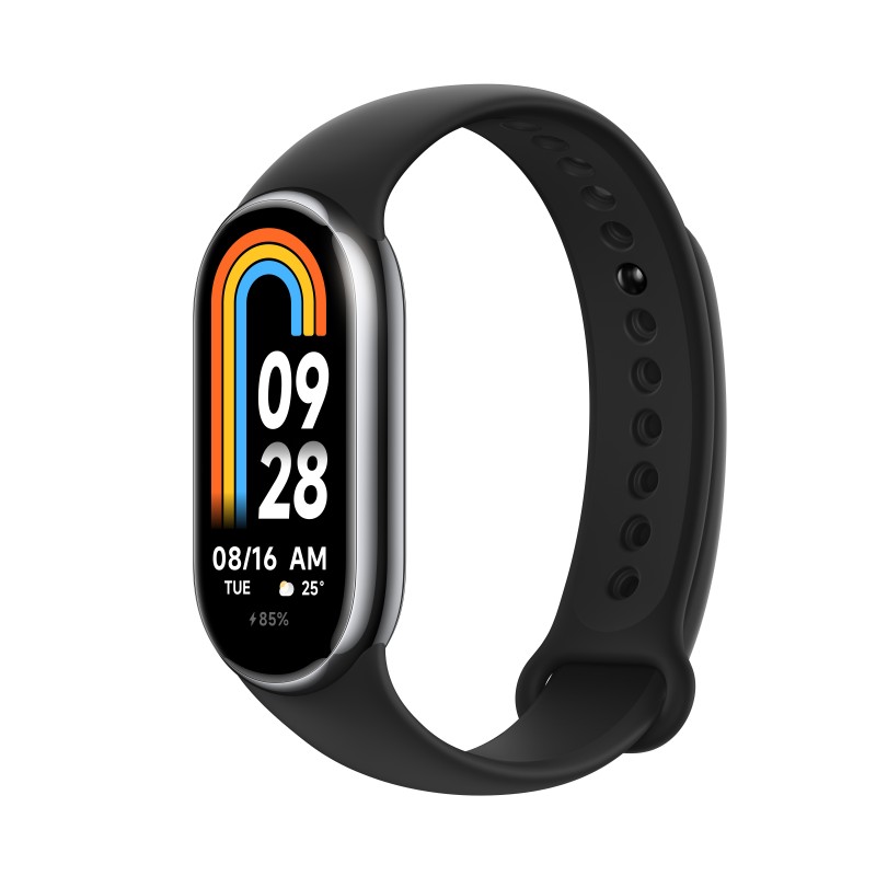 Xiaomi Smart Band 8 AMOLED Monitor de actividad física para muñeca con pinza de enganche 4,11 cm (1.62") Negro, Grafito