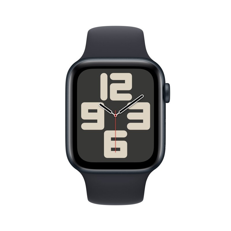 Apple Watch SE GPS 44mm Midnight Aluminium Case with Midnight Sport Band - M L