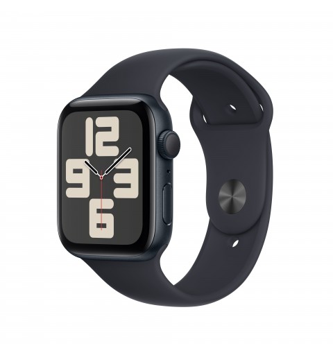 Apple Watch SE GPS 44mm Midnight Aluminium Case with Midnight Sport Band - S M