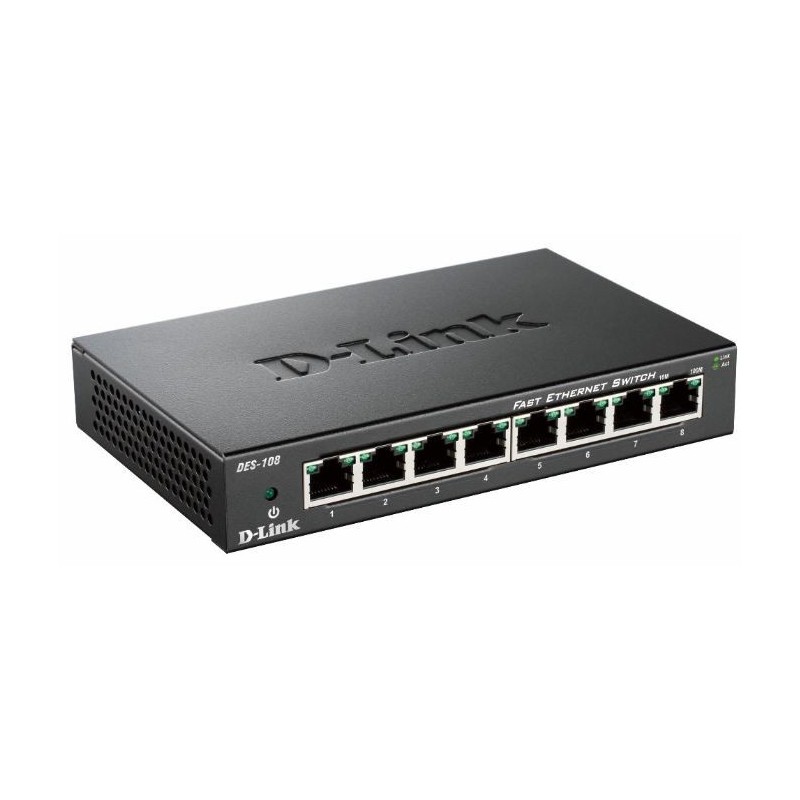 D-Link DES-108 Black