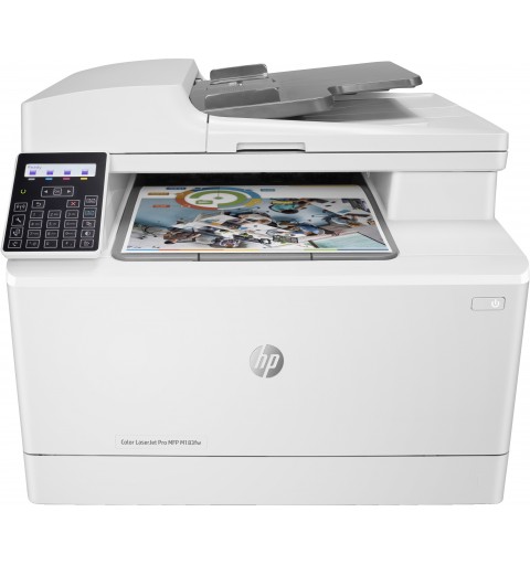 HP Color LaserJet Pro MFP M183fw, Print, Copy, Scan, Fax, 35-sheet ADF Energy Efficient Strong Security Dualband Wi-Fi