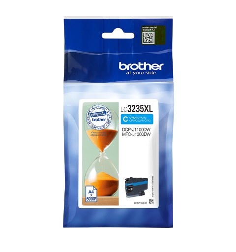 Brother LC-3235XLC cartucho de tinta 1 pieza(s) Original Alto rendimiento (XL) Cian