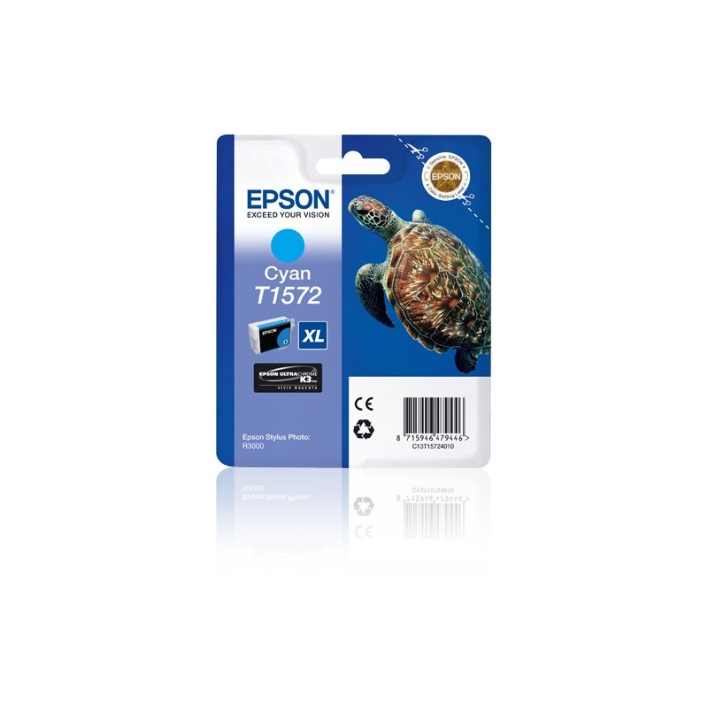 Epson Turtle Cartucho T1572 cian