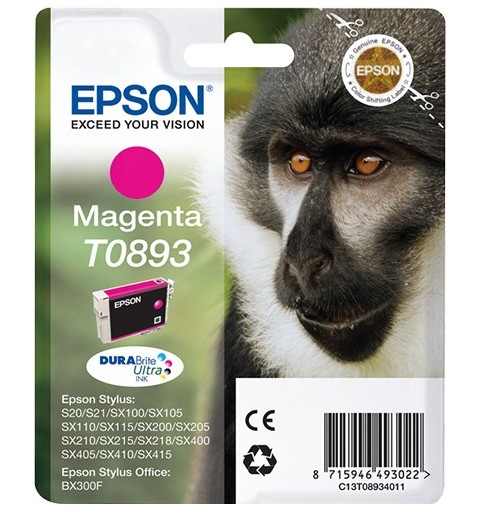 Epson Monkey Cartouche "Singe" - Encre DURABrite Ultra M