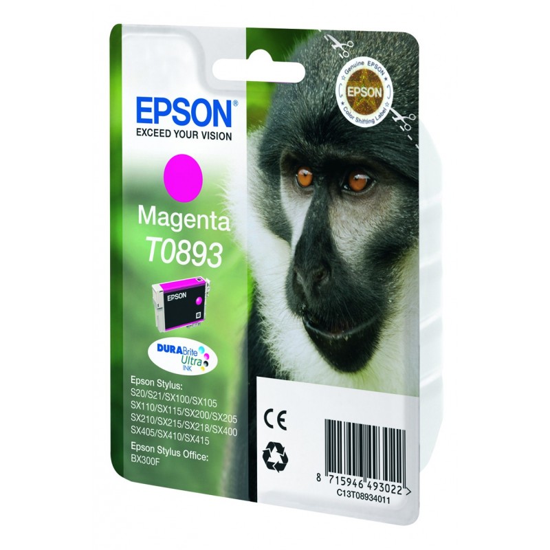 Epson Monkey Cartucho T0893 magenta