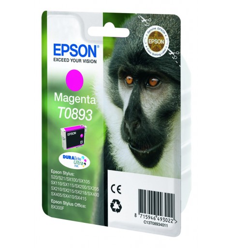 Epson Monkey Cartouche "Singe" - Encre DURABrite Ultra M