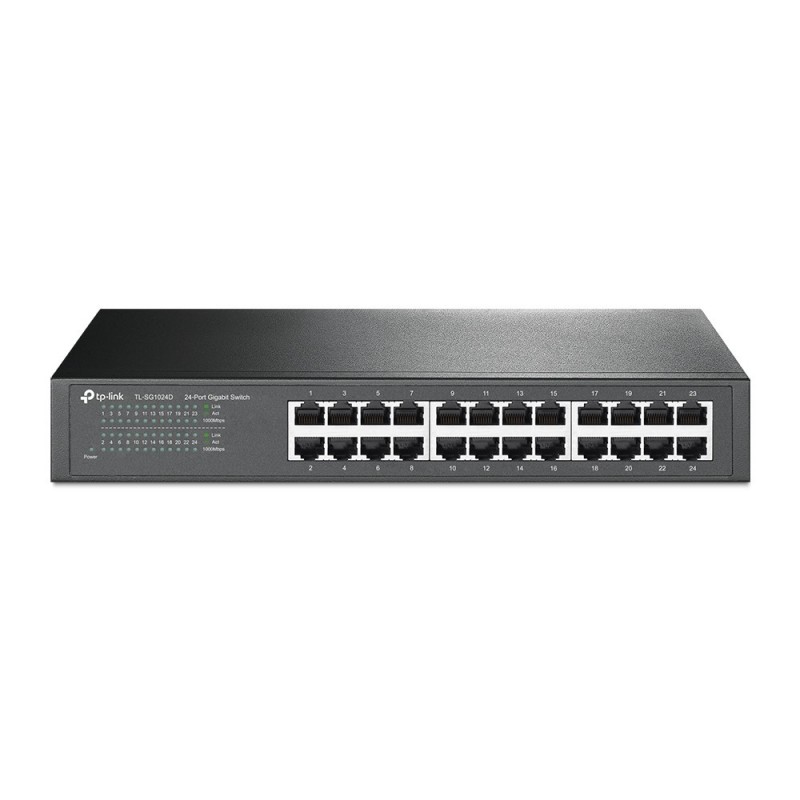 TP-Link TL-SG1024D No administrado Gigabit Ethernet (10 100 1000) Gris