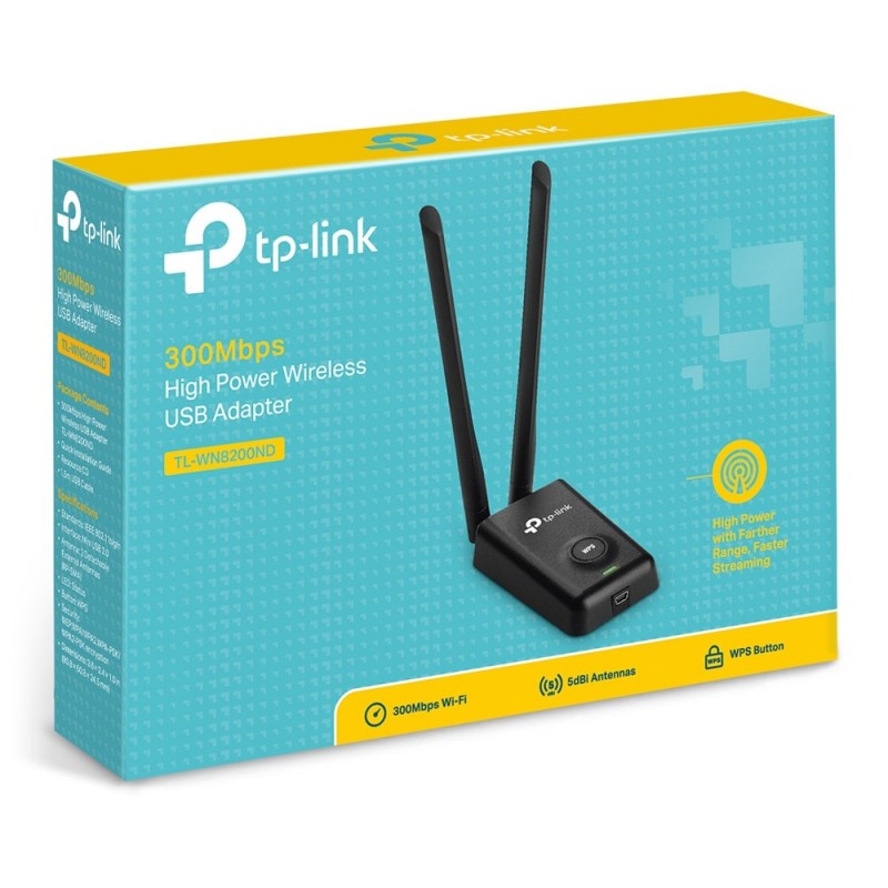 TP-Link TL-WN8200ND scheda di rete e adattatore WLAN 300 Mbit s