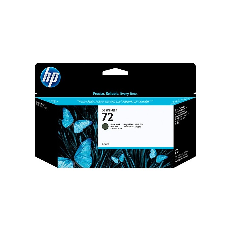 HP Cartucho de tinta DesignJet 72 negro mate de 130 ml