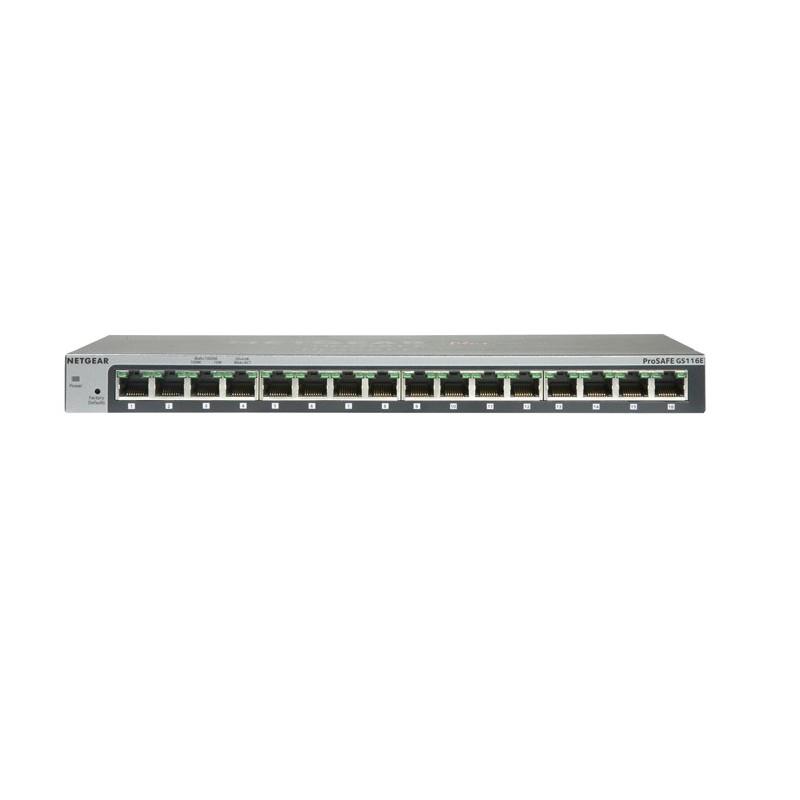 NETGEAR GS116 Non-géré Gigabit Ethernet (10 100 1000) Gris