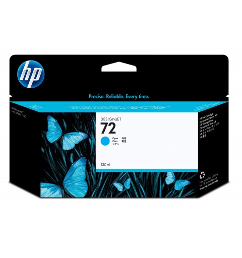 HP Cartucho de tinta DesignJet 72 cian de 130 ml