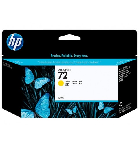 HP Cartuccia inchiostro giallo 72, 130 ml