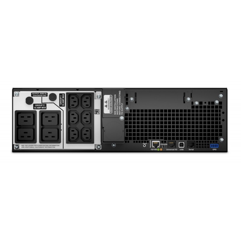 APC Smart-UPS On-Line uninterruptible power supply (UPS) Double-conversion (Online) 5 kVA 4500 W 10 AC outlet(s)