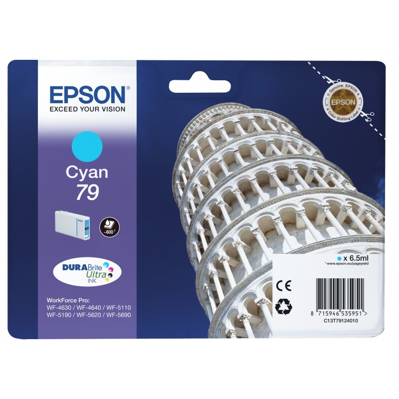 Epson Tower of Pisa Cartucho 79 cian