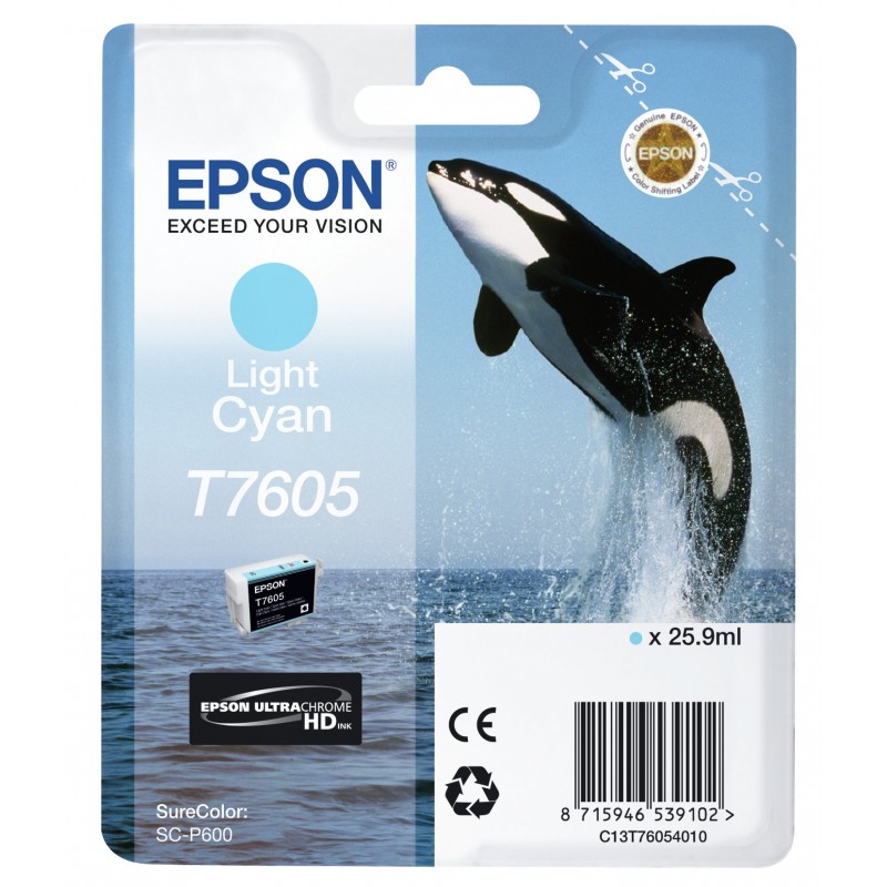 Epson T7605 Cian claro